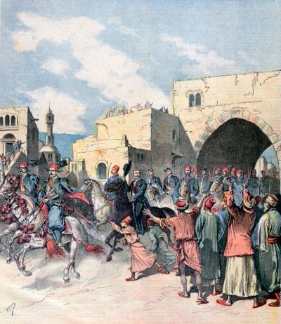 Fransız konsolosu Noel şenlikleri sırasında Beytüllahim