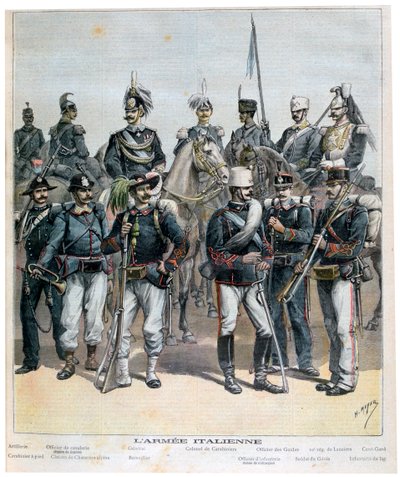 İtalyan Ordusu, 1892 by Henri Meyer