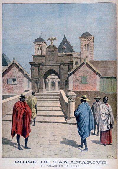 Kraliçeler Sarayı, Tananarive, Madagaskar, 1897 by Henri Meyer