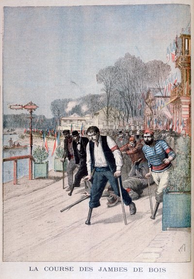 Tahta Bacakların Yarışı, 1895 by Henri Meyer
