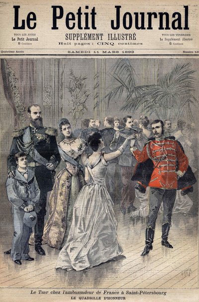 Çar Alexander III, Fransa Büyükelçisi
