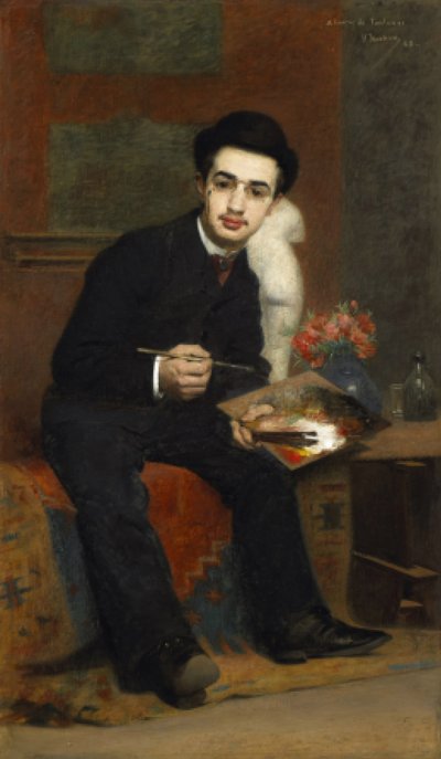 Henri de Toulouse-Lautrec, 1883. by Henri Rachou