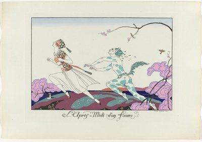 Modada Günün Mutluluğu veya Güzeller: Bir Faun'un Öğleden Sonrası (nesne üzerindeki başlık) Günün Mutluluğu veya Modadaki Güzeller (dizi başlığı) by Henri Reidel
