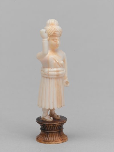 Siyah piyon, satranç taşı, Hindistan, 1820 dolaylarında by Henri Renaud