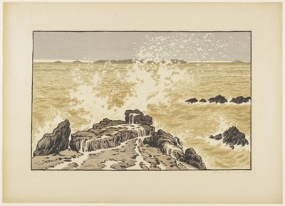 La Vague (Dalga) by Henri Rivière