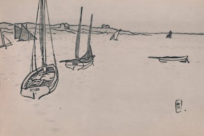 Bretonya manzarası by Henri Rivière