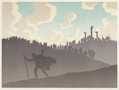 Gezici Yahudi: Çöl: Çarmıha Gerilme by Henri Rivière