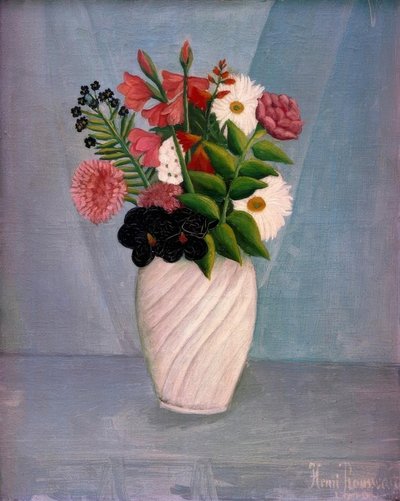 Çiçek buketi by Henri Rousseau