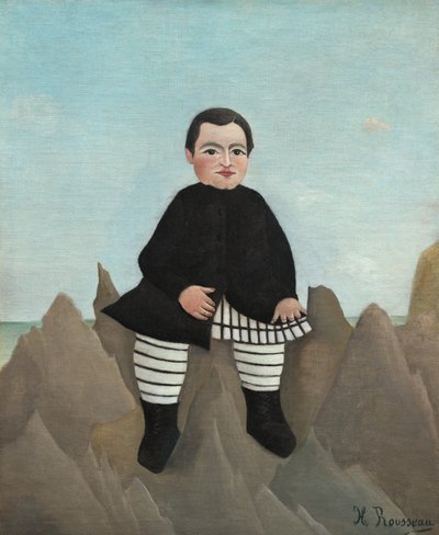 Kayalardaki Çocuk, 18951897. by Henri Rousseau