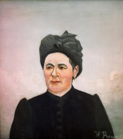 bir kadın portresi by Henri Rousseau