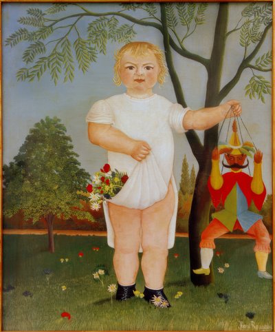 Bebeği kutlamak için by Henri Rousseau