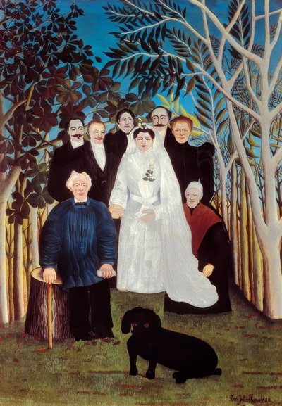 Kırsalda bir düğün by Henri Rousseau