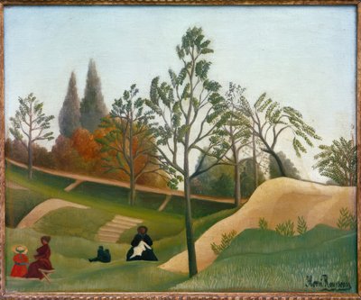 tahkimatların görünümü by Henri Rousseau
