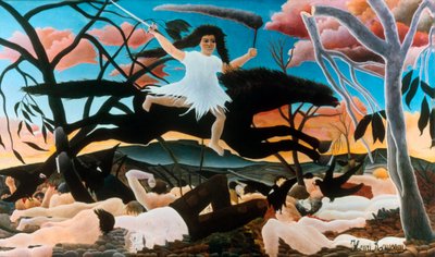 Savaş veya Uyuşmazlığın Yolculuğu, 1894 by Henri Rousseau