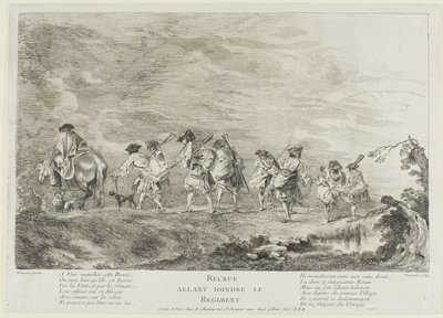 Alaya Katılmaya Giden Acemiler by Henri-Simon Thomassin