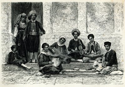 Bir Yahudi Konseri: Tlemcen by Henri Theophile Hildibrand