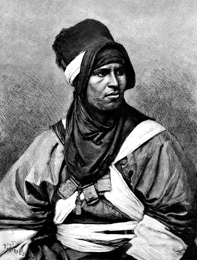 Bir Targui adamı, 1895. by Henri Thiriat