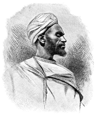 Bir Arap deve sürücüsü, Kuzey Afrika, 1895. by Henri Thiriat