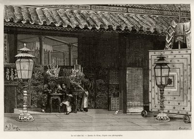 Kral Dong Khanh (1864-1889) Annam İmparatoru, imparatorluk şehri Hue