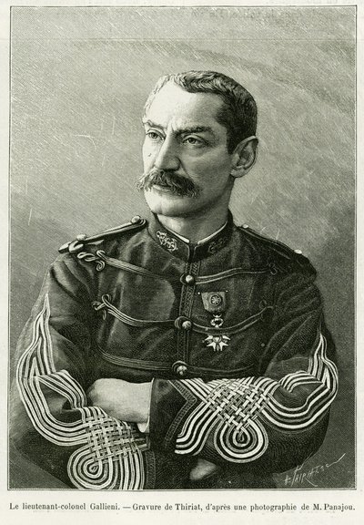 Yarbay Joseph Gallieni (1849-1916). Fransız Sudanı