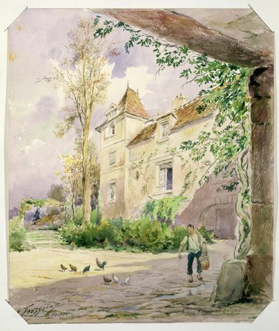 The House of Armande Bejart (1642-1700) in Meudon, c.1906  by Henri Toussaint
