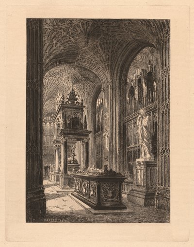 Westminster, Henry VII Şapeli by Henri Toussaint