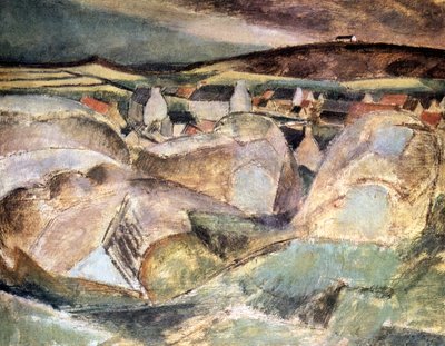 Kayaların Arasındaki Köy, 1910 by Henri Victor Gabriel Le Fauconnier