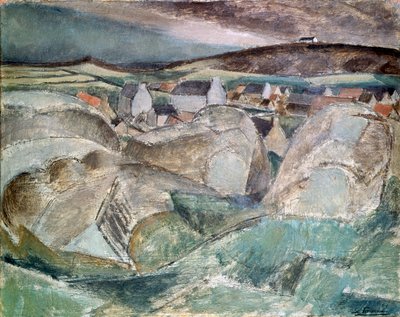 Kayaların Arasındaki Köy, c1910. by Henri Victor Gabriel Le Fauconnier