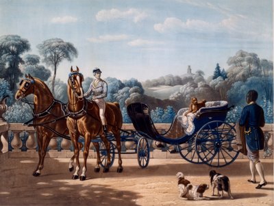 At ve Araba, ilk yarı C19. by Henri dAinecy Montpezat
