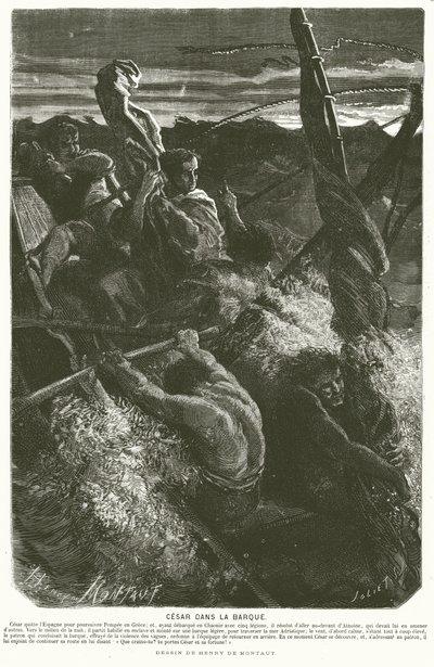Julius Caesar, köle kılığında, Adriyatik Denizi