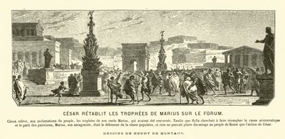 Julius Caesar, amcası Gaius Marius