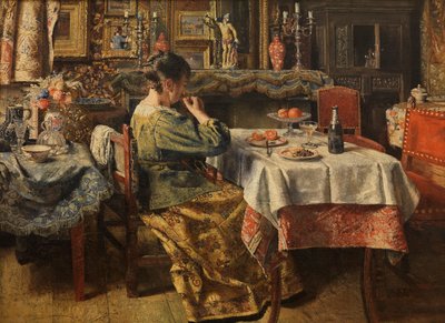 Yemek (tuval üzerine yağlıboya) by Henri de Braekeleer