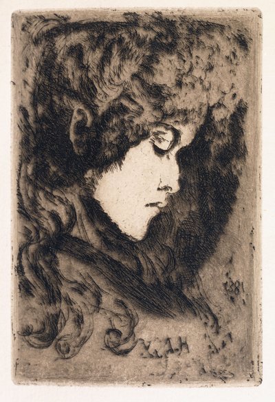 kadının kafası by Henri de Groux