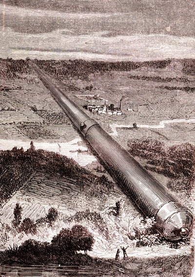 JT Maston'un dev uzay silahı, Jules Verne'in "Dünyadan Ay'a" adlı eseri by Henri de Montaut