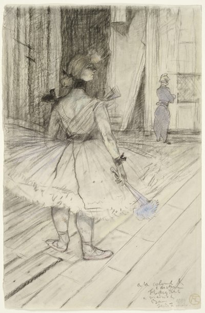 At the Circus: In the Wings (Au Cirque: Dans les coulisses) by Henri de Toulouse Lautrec