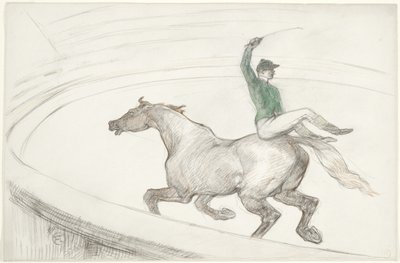Sirkte: Jokey (Au cirque: Jokey) by Henri de Toulouse Lautrec