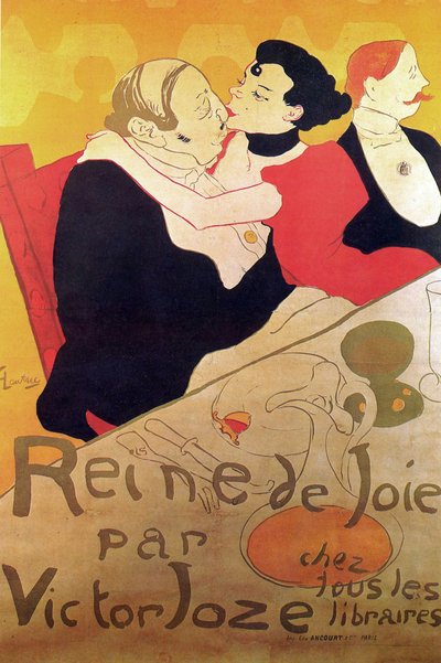 Henri de Toulouse-Lautrec 1864 - 1901, Fransız ressam, Queen of Joy 1892 by Henri de Toulouse Lautrec