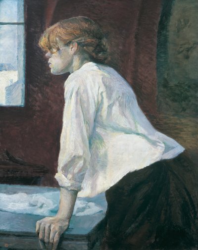 çamaşırcı by Henri de Toulouse Lautrec