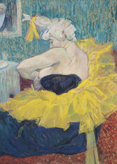 Tutu içinde Palyaço Cha-U-Kao by Henri de Toulouse Lautrec