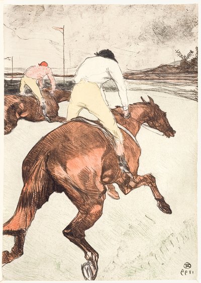 jokey by Henri de Toulouse Lautrec