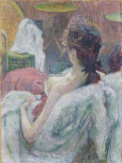 Model Dinlenme by Henri de Toulouse Lautrec