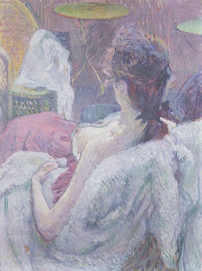 Modelin Dinlenmesi by Henri de Toulouse Lautrec