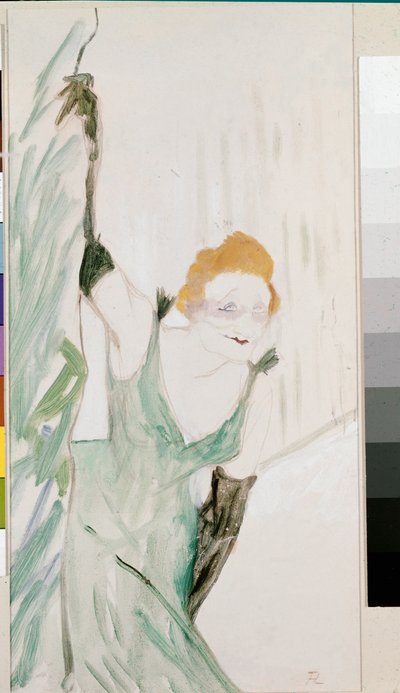 Yvette Guilbert seyirciyi selamlıyor by Henri de Toulouse Lautrec