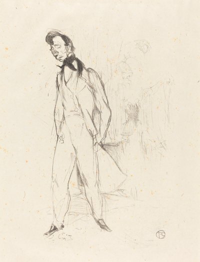 Adolphe veya Üzgün ​​Genç Adam by Henri de Toulouse Lautrec