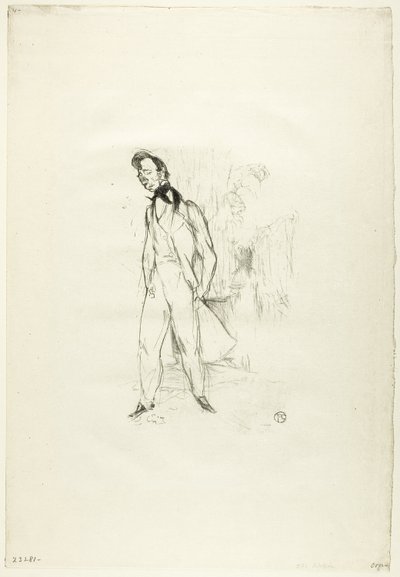 Adolphe veya Genç Üzgün ​​Adam by Henri de Toulouse Lautrec