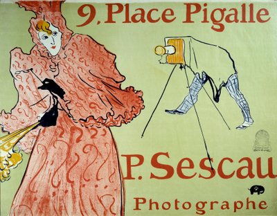 Fotoğrafçı P. Sescau için reklam, Montmartre