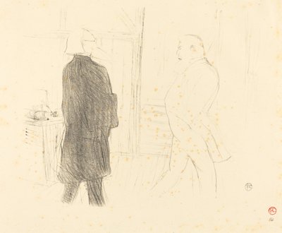 Antoine ve Gémier, Une Faillite, 1894. by Henri de Toulouse Lautrec