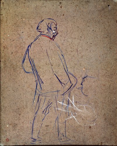 Aristide Sparrow kabaresinde şarkı söylüyor. Henri de Toulouse-Lautrec tarafından yapılan resim (Toulouse Lautrec by Henri de Toulouse Lautrec