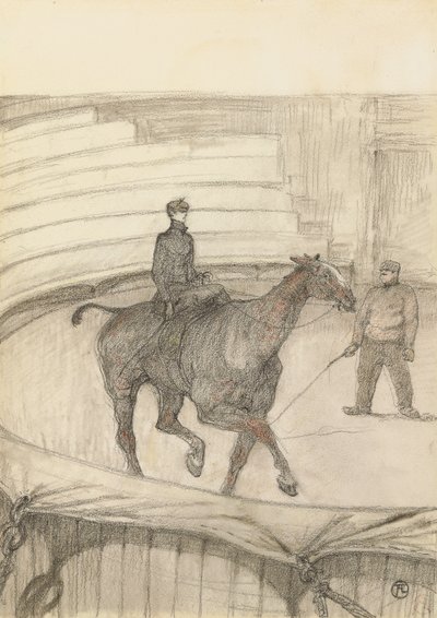 Sirkte: Prova; Au Cirque: Travail de Repetition, 1899 by Henri de Toulouse Lautrec