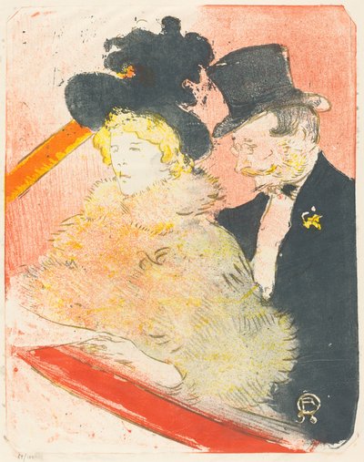 Konserde (Au konseri) by Henri de Toulouse Lautrec